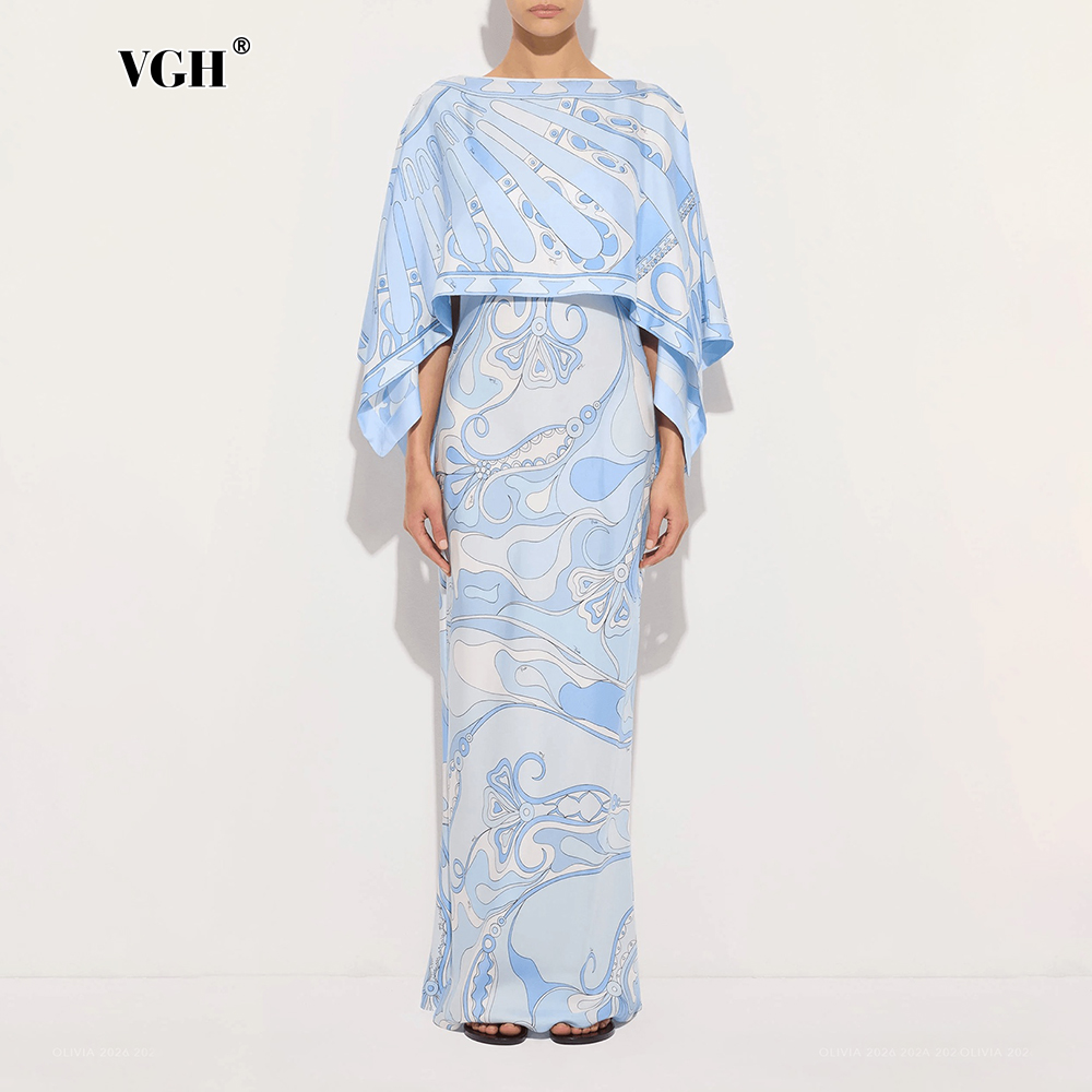 Formal Women'S Wear - Костюм-двойка VGH светло-голубого цвета с абстрактным