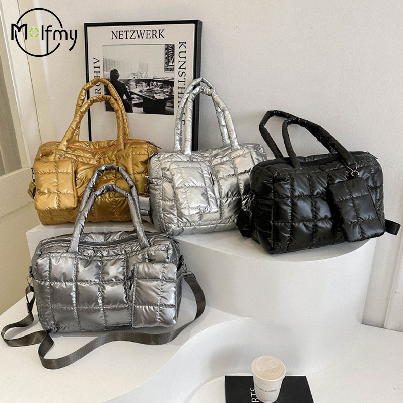 Shoulder Bag Structured - Роскошная вместительная сумка из хлопка с