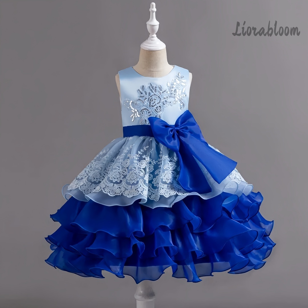 Formal Women'S Wear - Платье для девочек с большим бантом,