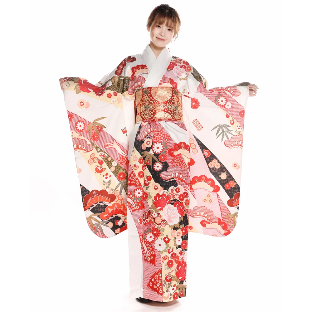 Japanese Women Formal Wear - Японские традиционные женские формальные Furisode кимоно