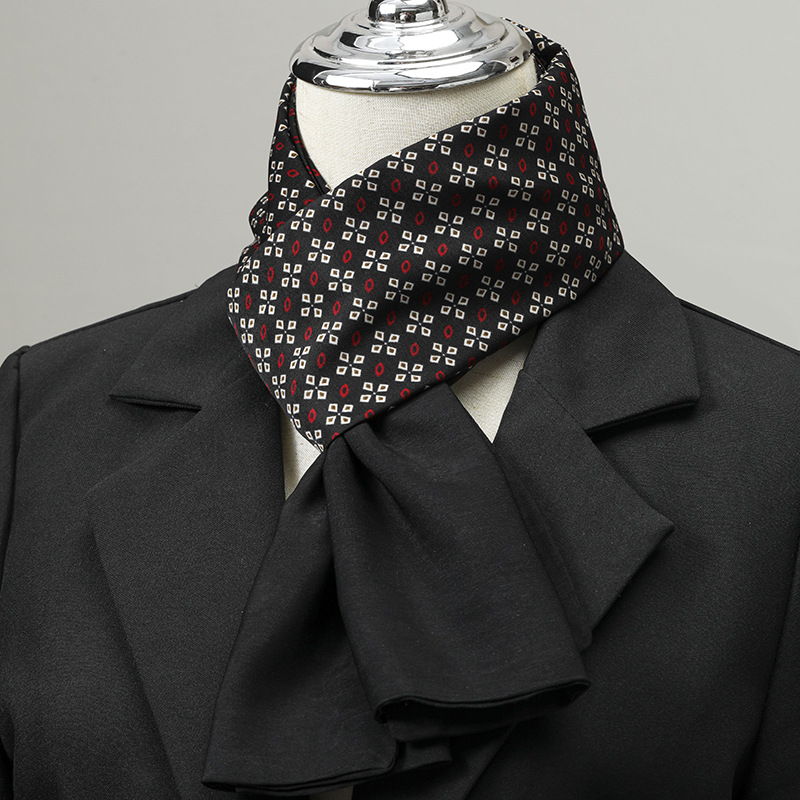 Scarf Silk Neck - Мужской шарф, имитация шелка, шарф на