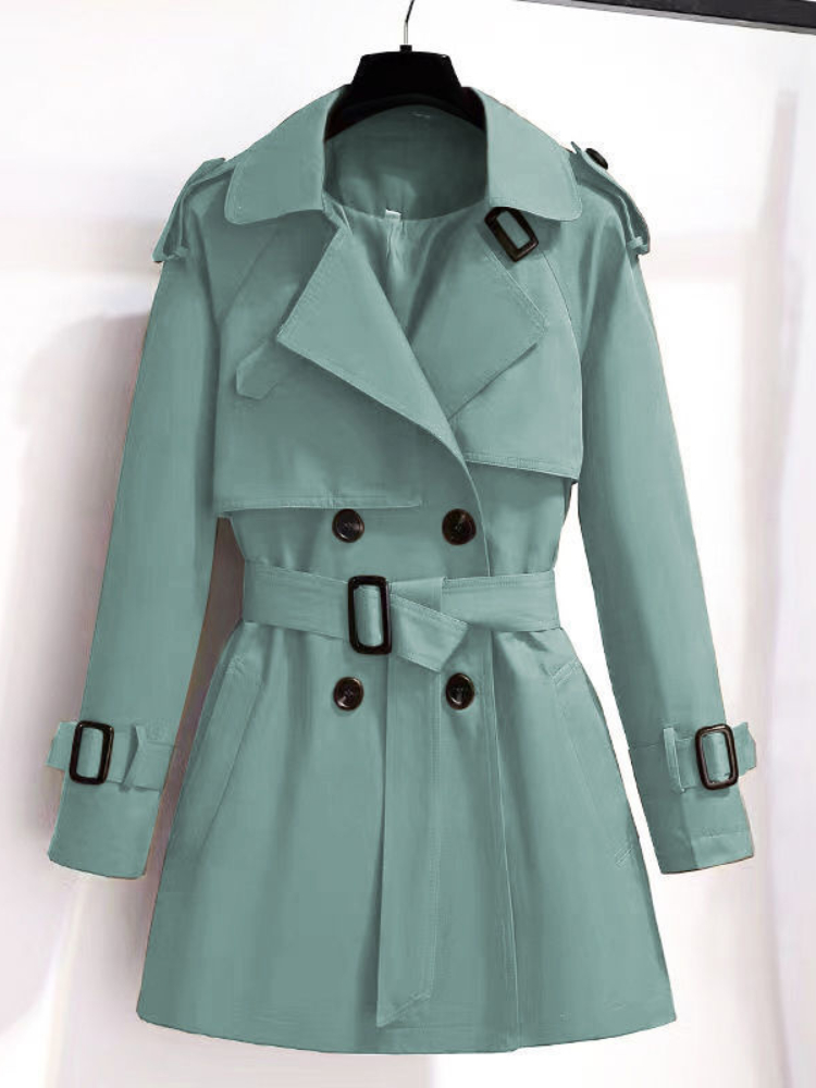 Trench Coat Formal - Тренчкот женский двубортный средней длины, ветровка