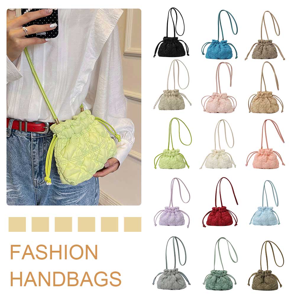 Shoulder Bag Structured - Женская Стеганая сумка через плечо, со