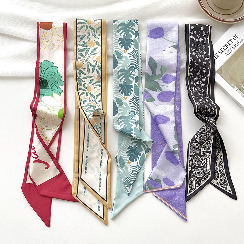 Scarf Silk Neck - Новая роскошная брендовая модель, маленький шелковый