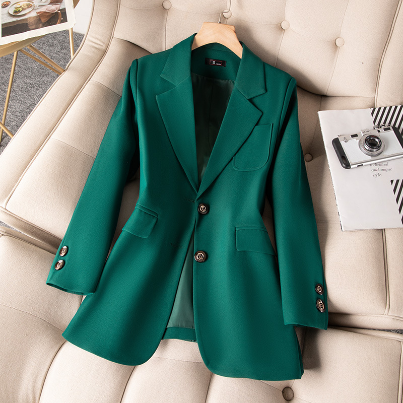 Women Formal Wear Office - Синий, черный, зеленый женский деловой пиджак,