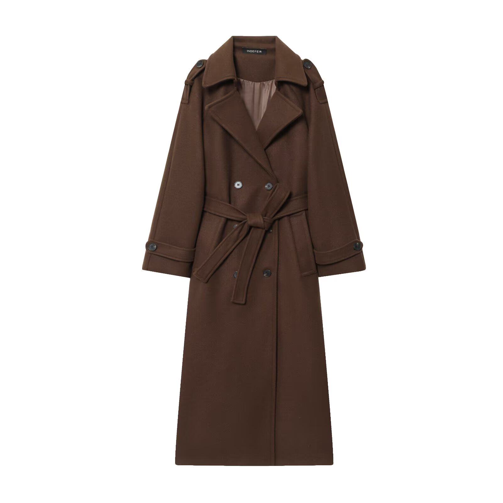 Женский модный черный тренчкот – обзор и цена Trench Coat Formal