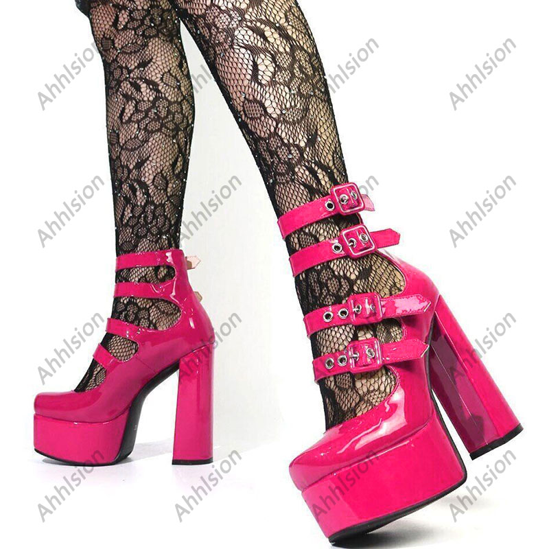 Женские весенние туфли Ahhlsio – обзор и цена Pump Heel Block