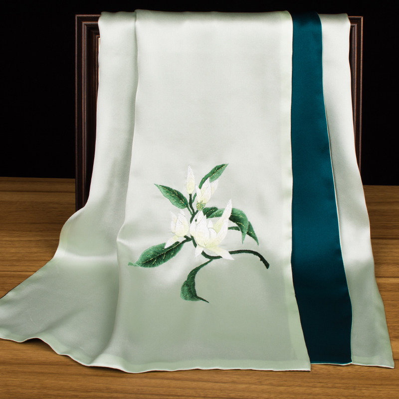 Шарф из чистого шелка с сучжоу – обзор и цена Scarf Silk Neck