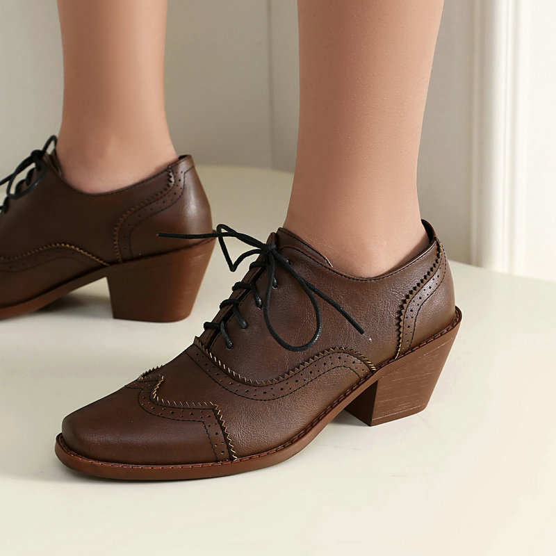 Женские оксфорды с заостренным – обзор и цена Pump Heel Block