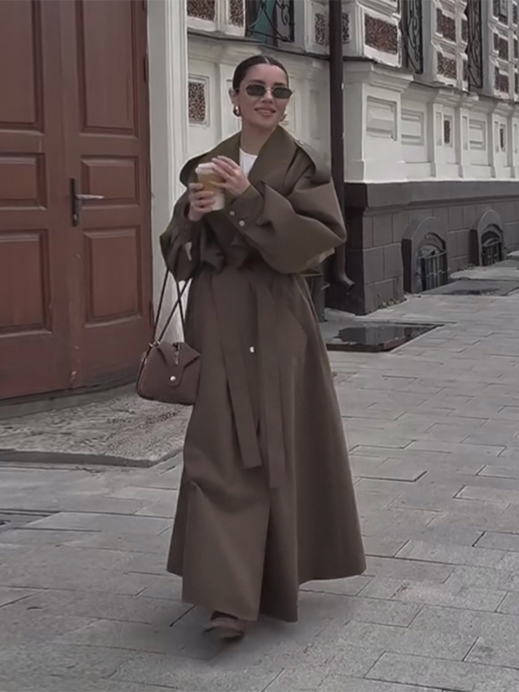 Свободная однотонная ветровка  – обзор и цена Trench Coat Formal