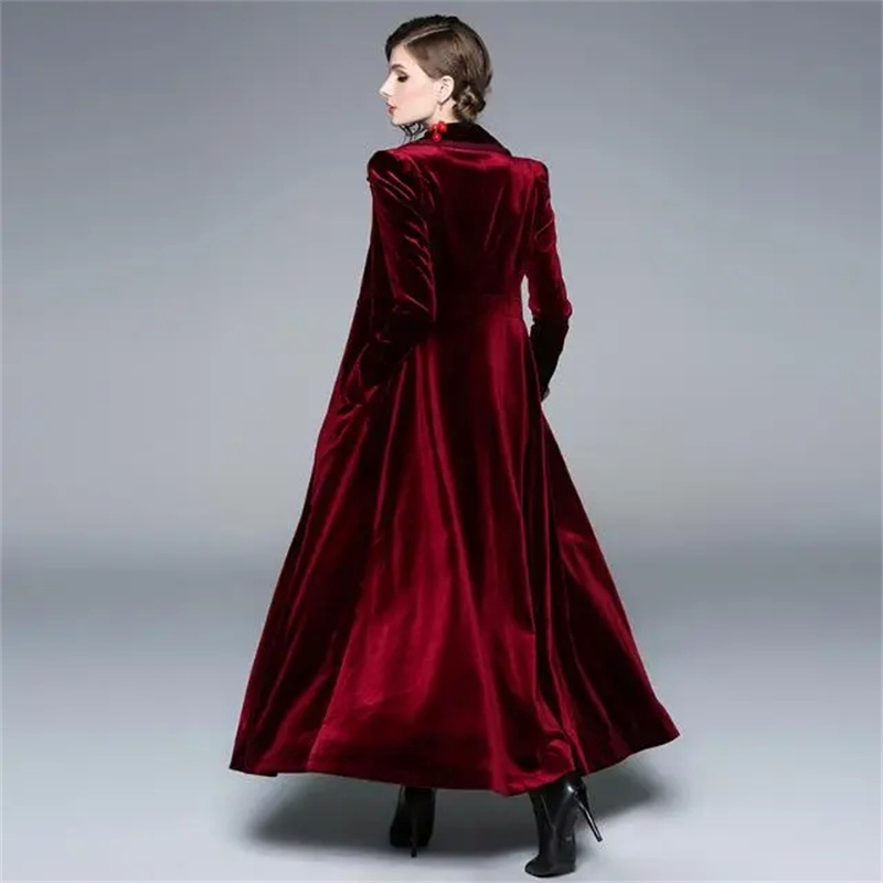 Золотая бархатная длинная ветр – обзор и цена Trench Coat Formal
