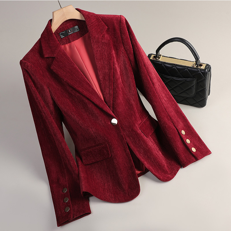Женский пиджак из желтого золо – обзор и цена Women Formal Wear Office