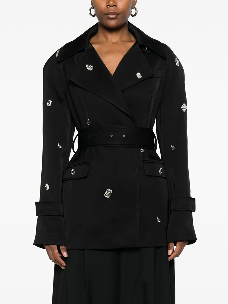 Черный двубортный тренчкот с с – обзор и цена Trench Coat Formal