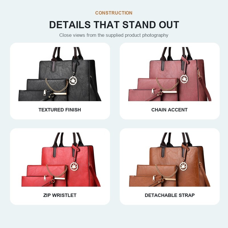 Женский комплект из 3 сумок: в – обзор и цена Shoulder Bag Structured
