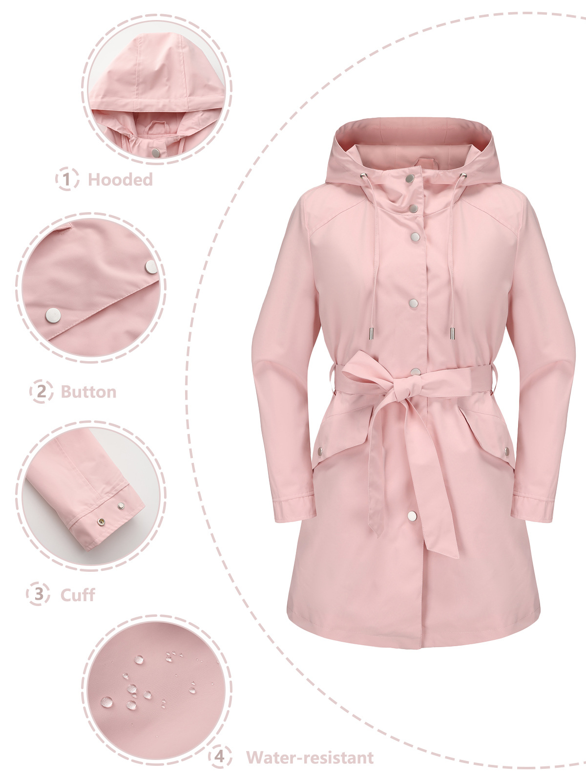 Куртка женская водоотталкивающ – обзор и цена Trench Coat Formal