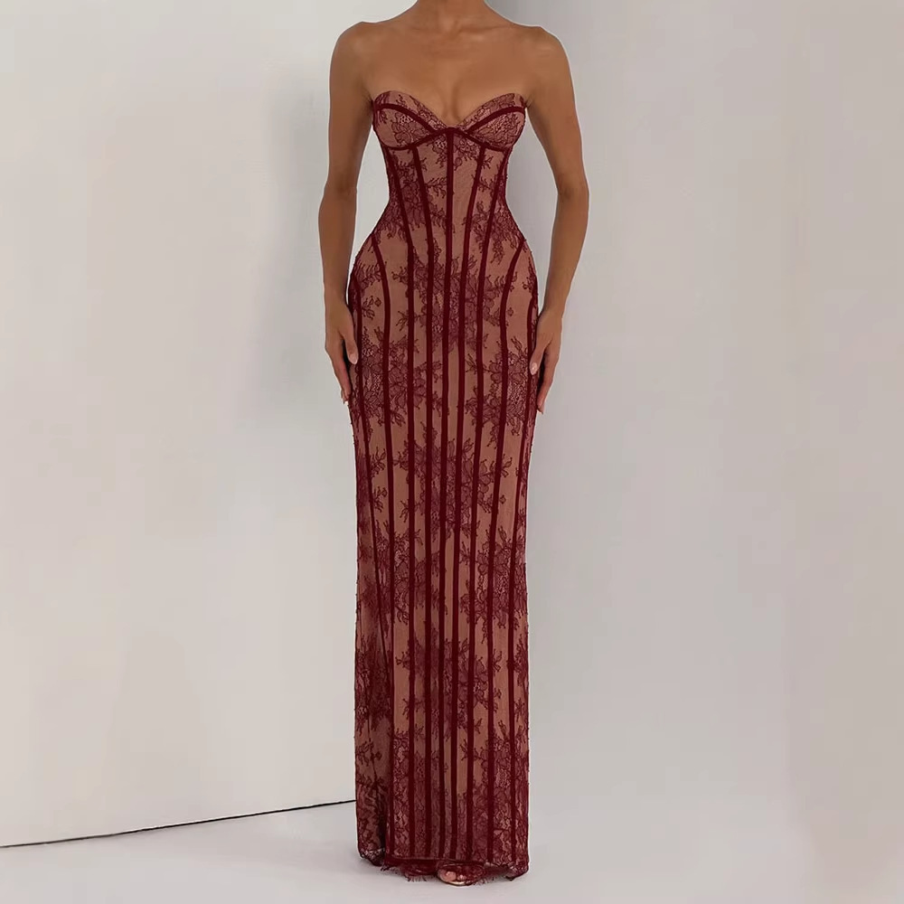 Платье макси без бретелек обле – обзор и цена Formal Women'S Wear