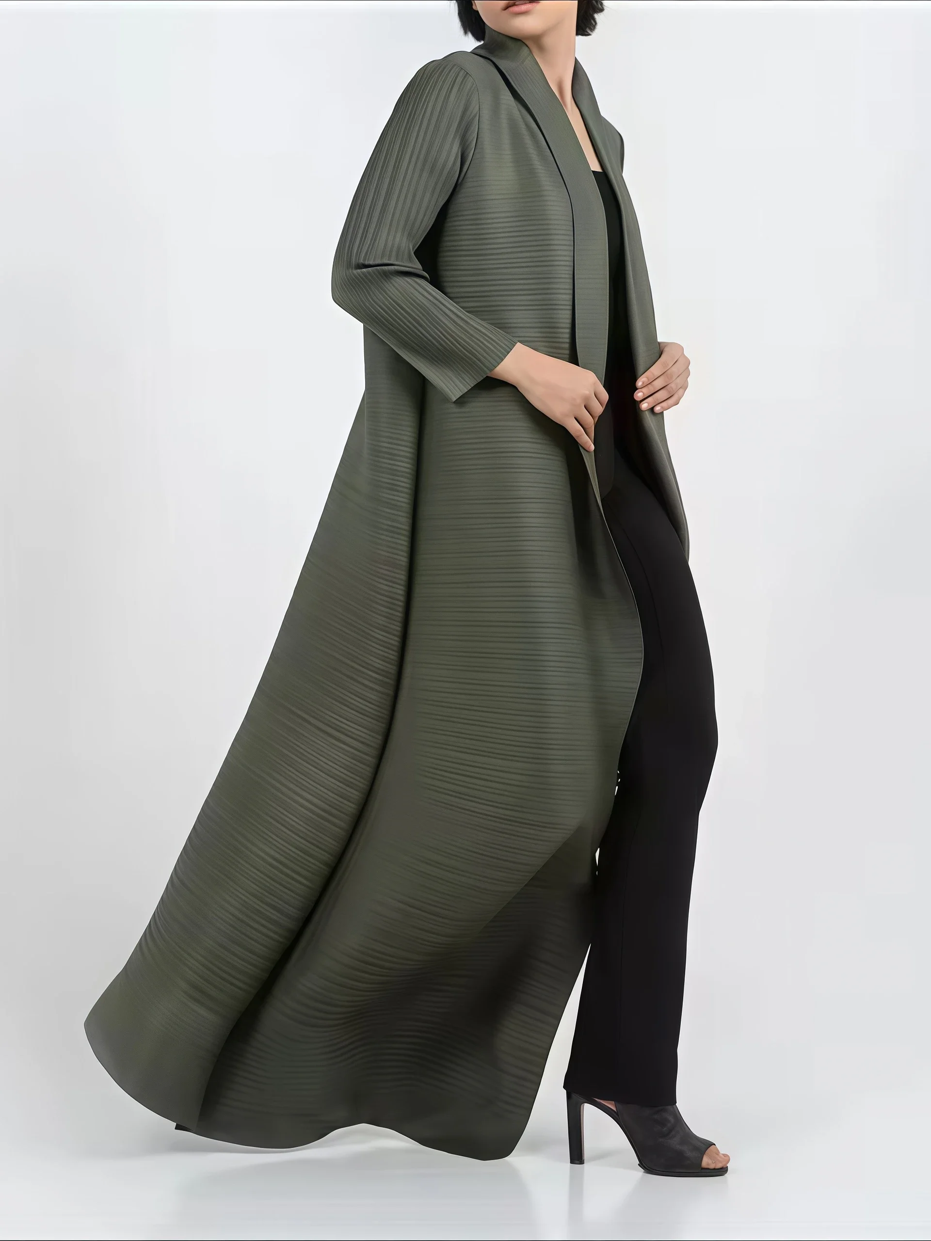 YUDX Miyake плиссированный жен – обзор и цена Trench Coat Formal